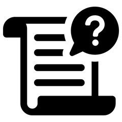 questionnaire icon, simple vector design - obrazy, fototapety, plakaty