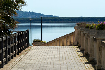 Promenade en bord de mer