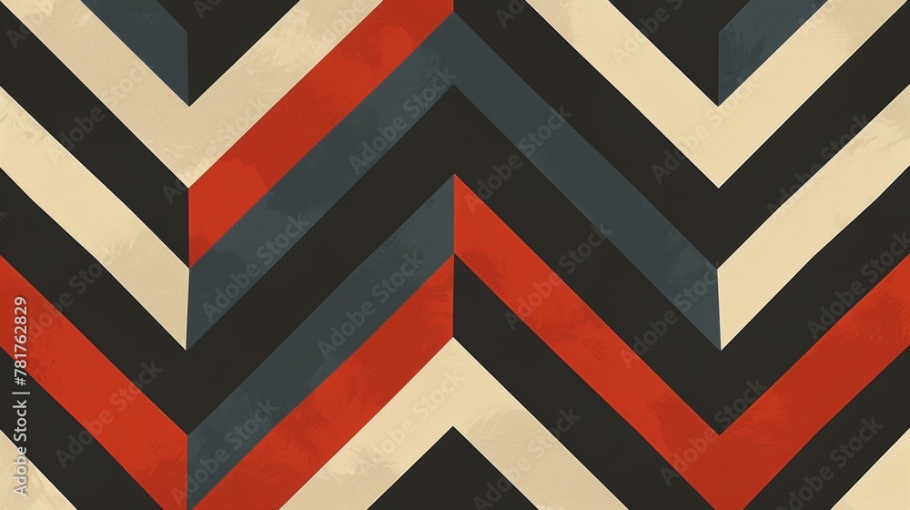 Poster textile patterns: a vector illustration of a chevron pattern on textile