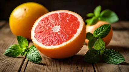 Foto op Plexiglas  Fresh and vibrant citrus delight © vivekFx