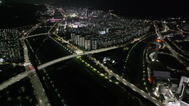 양산 드론 야경