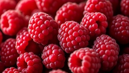  Bright and fresh raspberries perfect for a healthy snack
