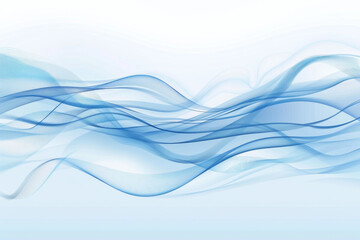 Abstract blue wave background vector presentation design illustration with copy space