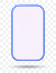 3D Icons isolated smartphone illustration