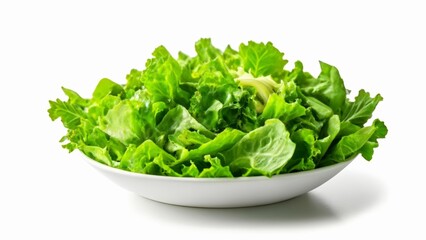  Fresh and vibrant green salad in a bowl