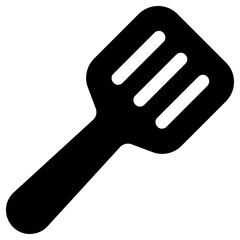 spatula icon, simple vector design - obrazy, fototapety, plakaty