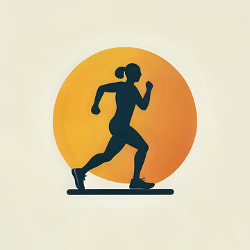 sport icon flast design - generated by ai