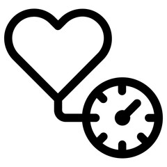 blood pressure icon, simple vector design