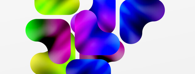 Metal colorful plates background. Vector Illustration For Wallpaper, Banner, Background, Card, Book Illustration, landing page