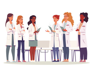 Obraz premium Unleashing Limitless Science: Trailblazing Women Shatter Boundaries at the Conference