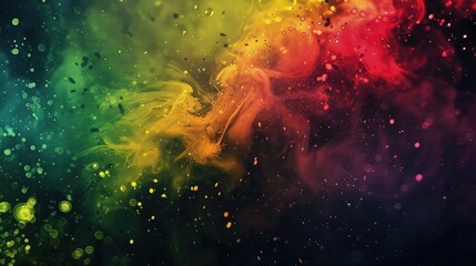 abstract colorful smoke background - obrazy, fototapety, plakaty