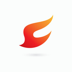 Fire flame Logo Template vector, Oil gas energy logo concept