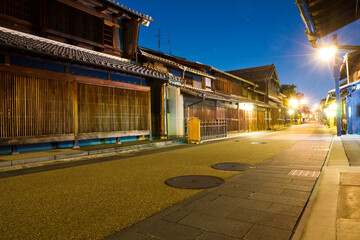 Gifu historic old town in Gifu prefecture, Chubu, Japan.