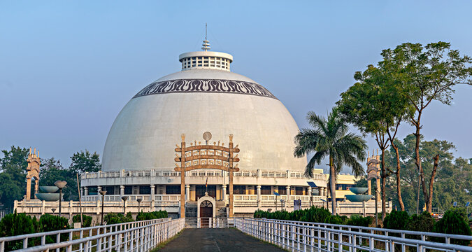 Deekshabhoomi is a sacred monument of 'Navayana' Buddhism located at Nagpur city in Maharashtra state of India