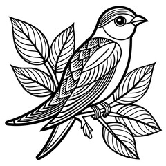 bird on branch