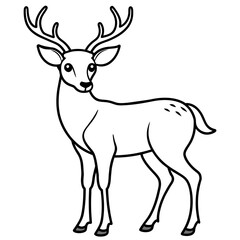 Naklejka premium deer illustration