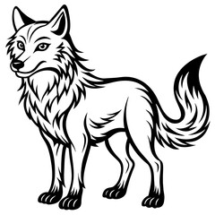 illustration of fox