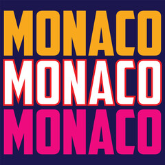 Monaco Polo Club Graphic T-shirt Design