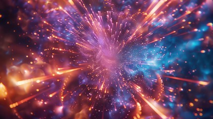 Fototapeta premium fireworks in the night sky