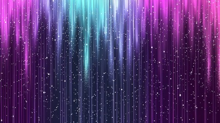   A purple and blue abstract background with stars and lines concentrated in its center A separate image features a blue and purple backdrop similarly adorned with centralized stars and lines - obrazy, fototapety, plakaty