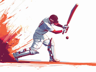 Baseball Batter's Majestic Swing: Propelling the Ball towards a Triumphant Six