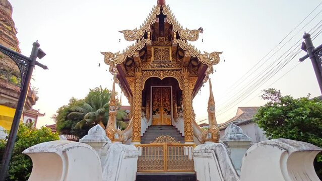 temple wat saen mueang  in chiang mai north of thailand
