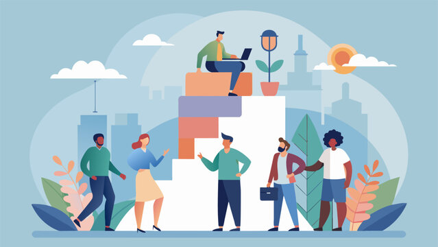 A graphic of a corporation implementing diversity and inclusion initiatives promoting a culture of inclusivity and equal opportunities for all