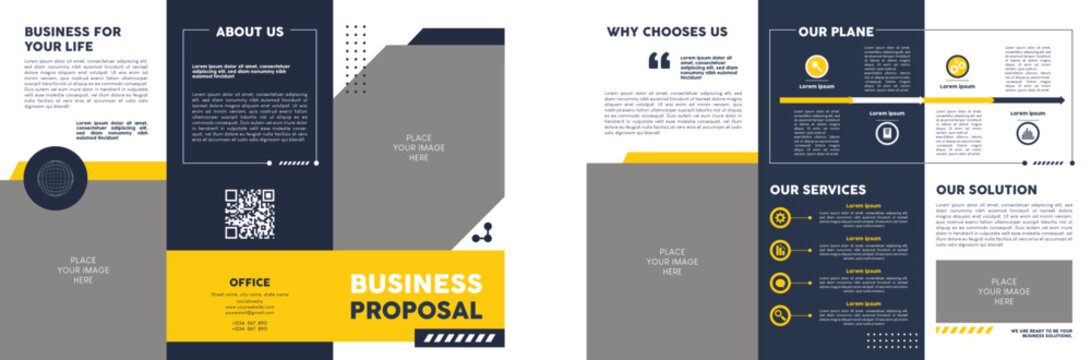 Business Proposal Trifold Brochure