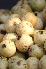 Close-Up: Ripe Pink Guava Pile - Sweet Tropical Fruits 