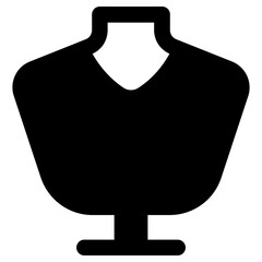 bust  icon, simple vector design
