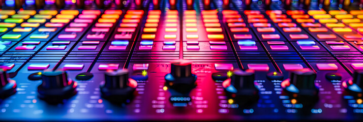 Professional Audio Mixing Console, Music Production Technology, Sound Engineering Equipment, Entertainment Industry