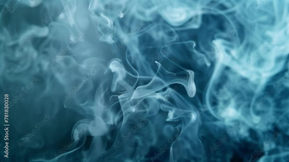 Poster a pool of liquid mercury swirls and morphs into abstract shapes like wisps of smoke dancing in slow 