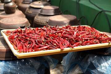 well-dried red pepper