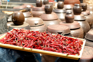 well-dried red pepper