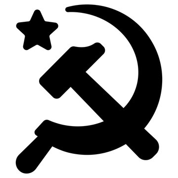 communist  icon, simple vector design