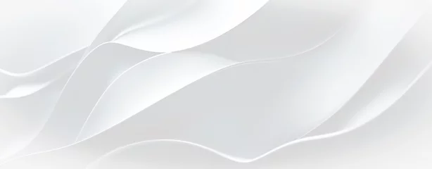 Selbstklebende Fototapeten 3D Light White Background © BazziBa
