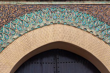 Details from the old city of Meknes - obrazy, fototapety, plakaty