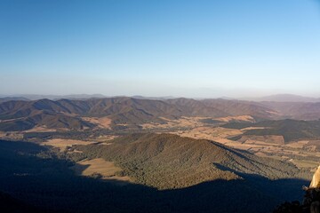 view of the mountains