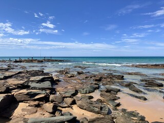 beach and sea
