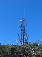 radio tower at Lake Mountain
