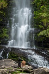 waterfall in the mountain