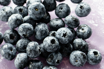 Fresh ripe juicy blue blueberry. Natural and healthy berry concept.Harvest, crop. Blueberry...