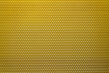 Background texture and pattern of section voshchina of wax honeycomb from a bee hive for filled with honey. Voshchina an artificial basis for the construction of honeycombs, sheet of wax of cells - 781852270