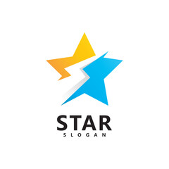 Star logo designs template, Fast star logo Vector illustration design