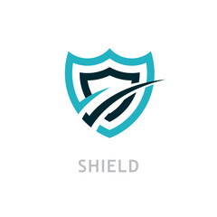 Shield logo template design. vector shield  icon