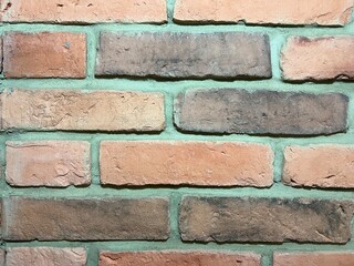 red brick wall
