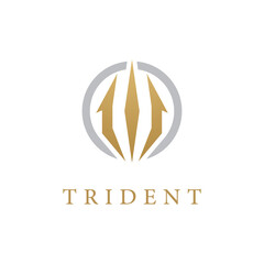 Trident Logo Template vector icon