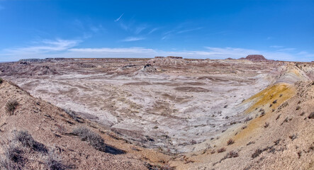 Rock Islands in Hamilili Valley at Petrified Forest AZ