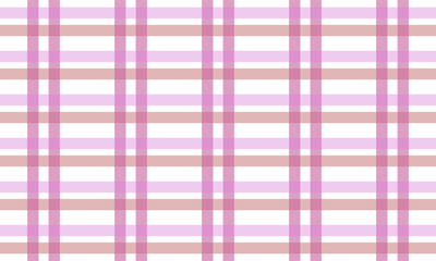 Pink and white checkered pattern, pink plaid texture, light pink Scott grid pattern, repeat seamless style, replete image design for fabric printing