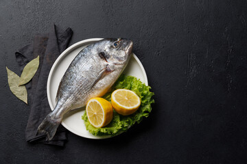 Fresh dorado fish, ready to cook